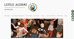 Desktop Screenshot of littleacorns.co.uk