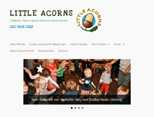 Tablet Screenshot of littleacorns.co.uk